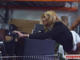 Sexy milf gets slammed in storage room of a pawnshop picture slut