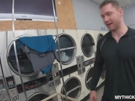 Thick black sucks strangers dick at laundromat picture slut