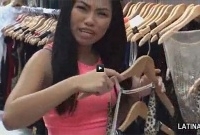 Gorgeous Latina gets banged after shopping session